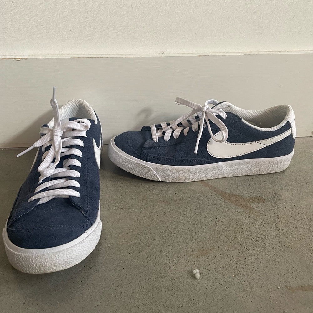Nike Legacy blue suede